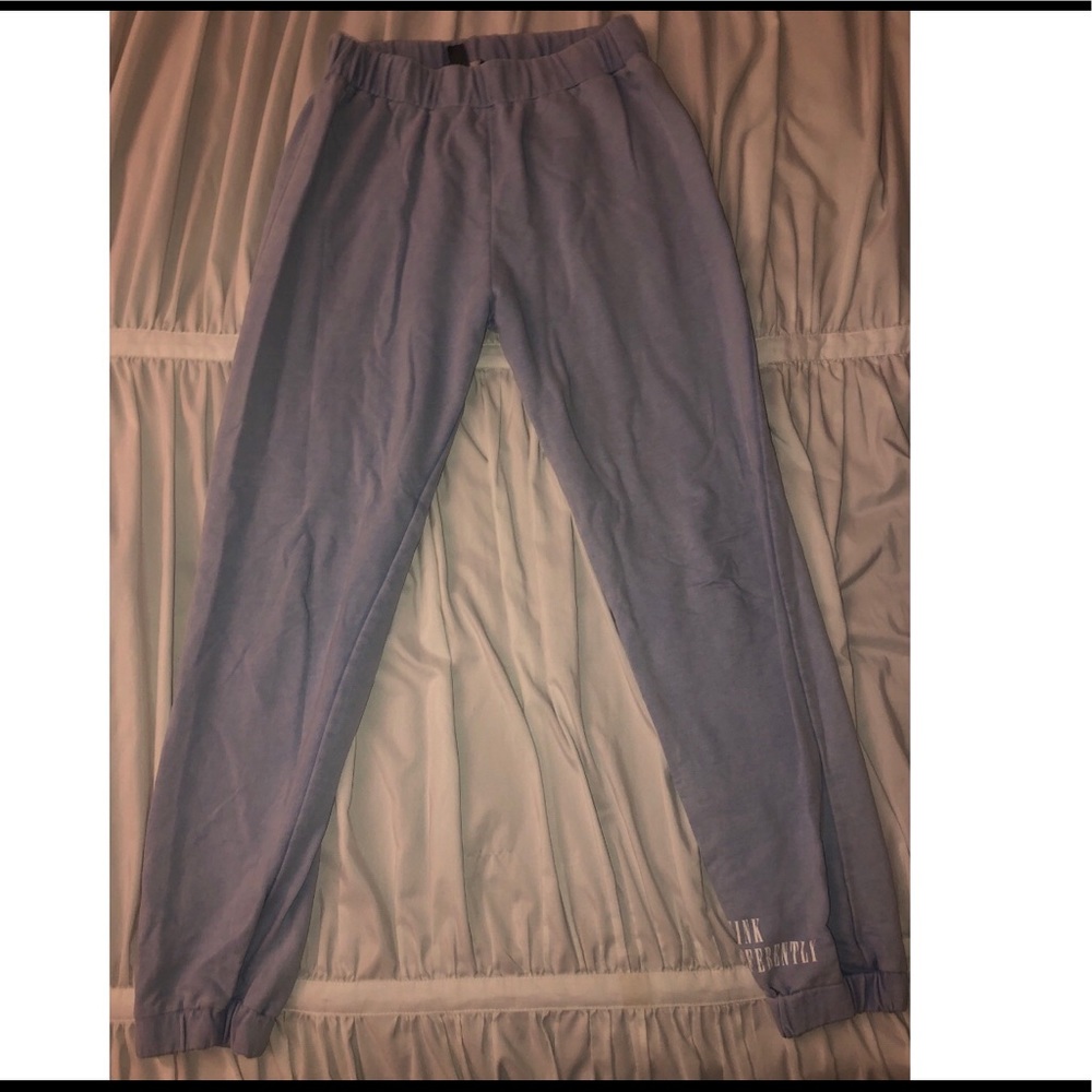 baby blue sweatpants